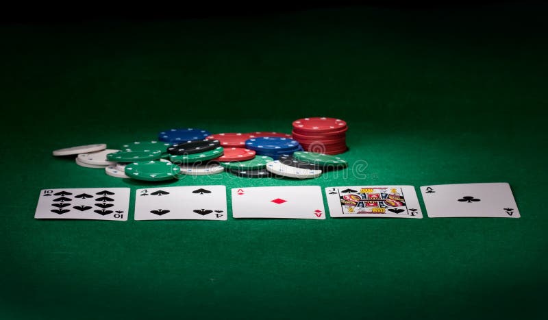 Jogo de cartão fotografia de stock