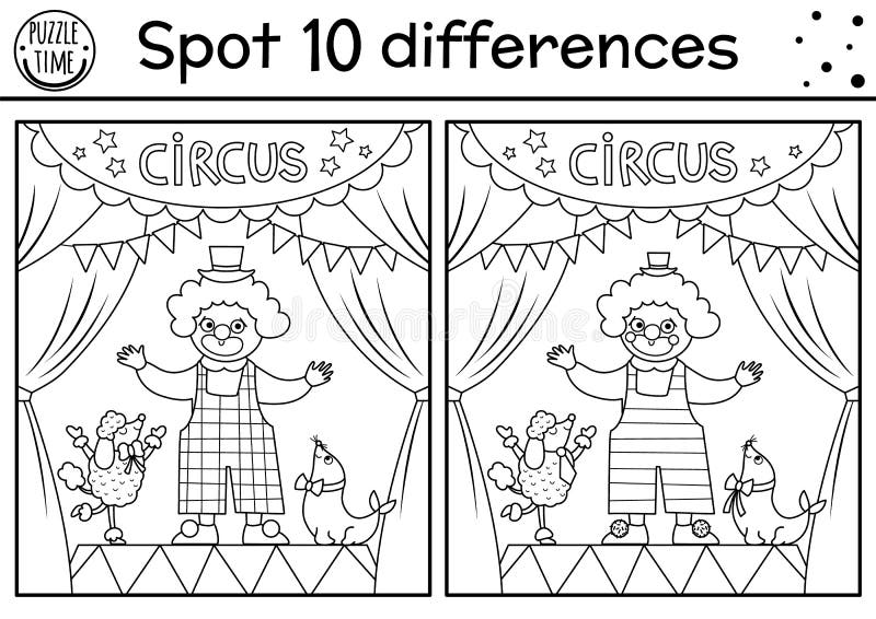 jogo de tabuleiro de dados preto e branco de circo para crianças com urso  andando de bicicleta pela arena. jogo de tabuleiro de linha de show de  diversões. desenho para colorir e