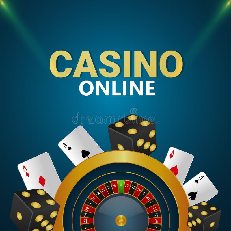 Jogo Online De Jogos De Casino Com Cartões Criativos De Jogo Chips De Casino  Com Efeito De Texto Dourado Ilustração Stock - Ilustração de vencedor,  sorvete: 218353707