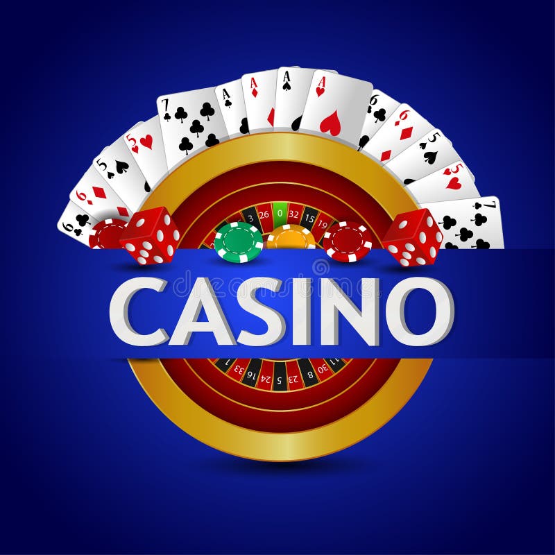 Jogo Online De Jogos De Casino Com Cartões Criativos De Jogo Chips De Casino  Com Efeito De Texto Dourado Ilustração Stock - Ilustração de vencedor,  sorvete: 218353707