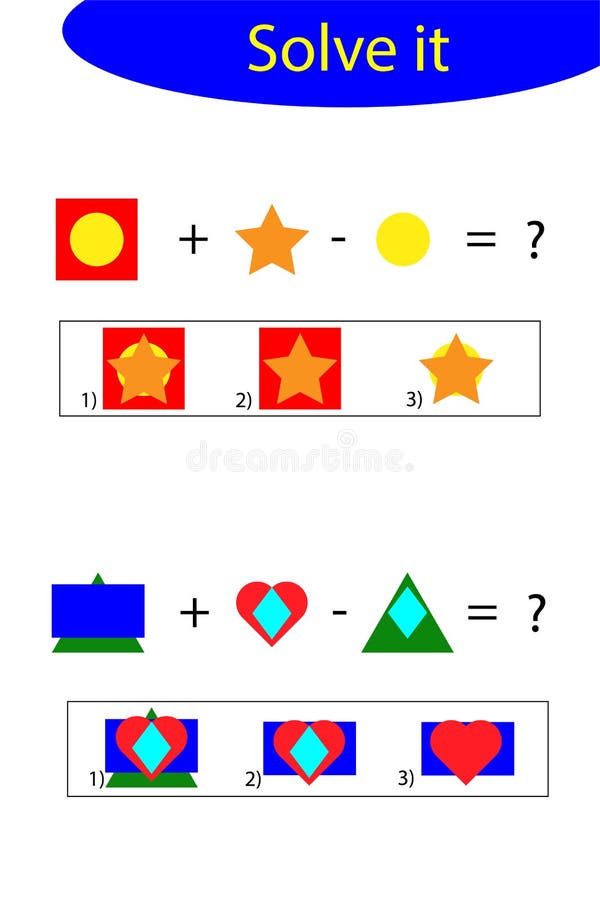 Jogo Da Matemática Com Tema Para Crianças, Nível Fácil De Easter Das  Imagens, Jogo Para Crianças, Atividade Da Educação Da Folha Ilustração  Stock - Ilustração de forma, fundo: 140097654