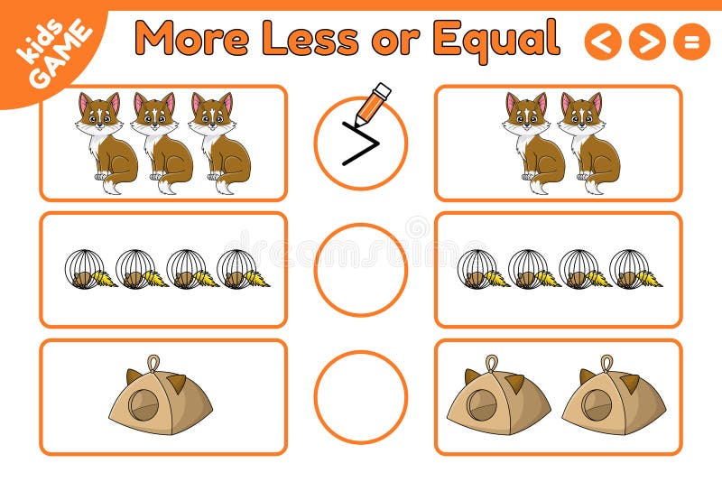 Adição Para Jogos Matemáticos Infantis Com Gato De Desenho Animado