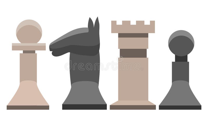 Peão xadrez estratégia jogo peça figura penhorista abstrato linha simples  design de logotipo vetorial