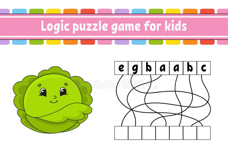 jogo de quebra-cabeça de lógica. aprender palavras para crianças. encontre  o nome oculto. planilha de