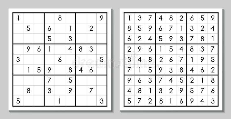 Jogo de Sudoku Para Imprimir Com Resposta.