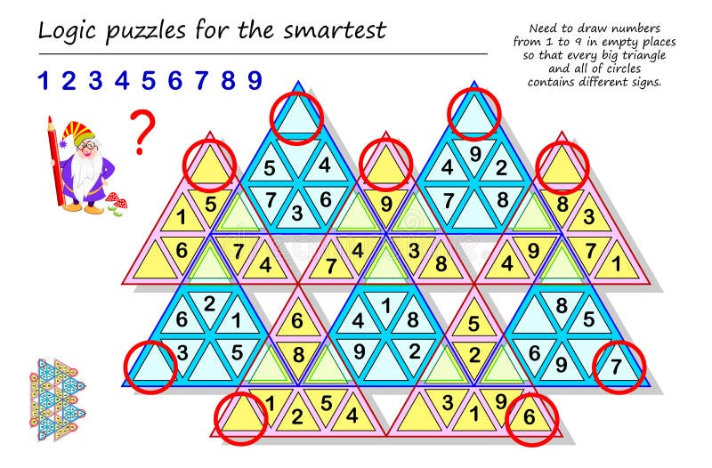 Jogo Lógico Para O Mais Inteligente. Sudoku Gigante. Quebra- Cabeça Grande  Com 7 Quadrados De Nível Difícil. Página Imprimível Do Ilustração do Vetor  - Ilustração de dificuldade, brinquedo: 229872883