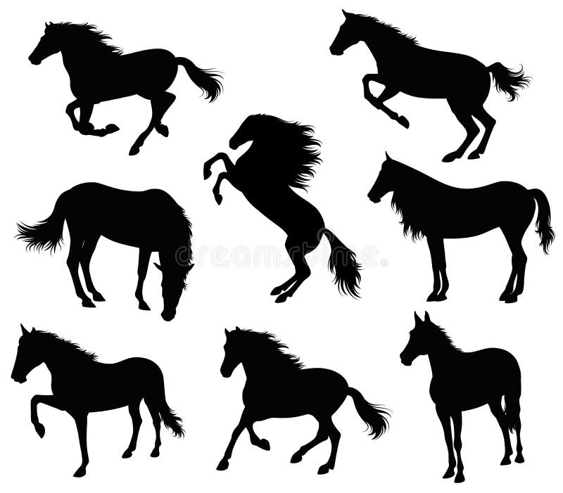 Design De Ilustração De Ícone De Vetor De Logotipo De Cavalo Royalty Free  SVG, Cliparts, Vetores, e Ilustrações Stock. Image 157046326