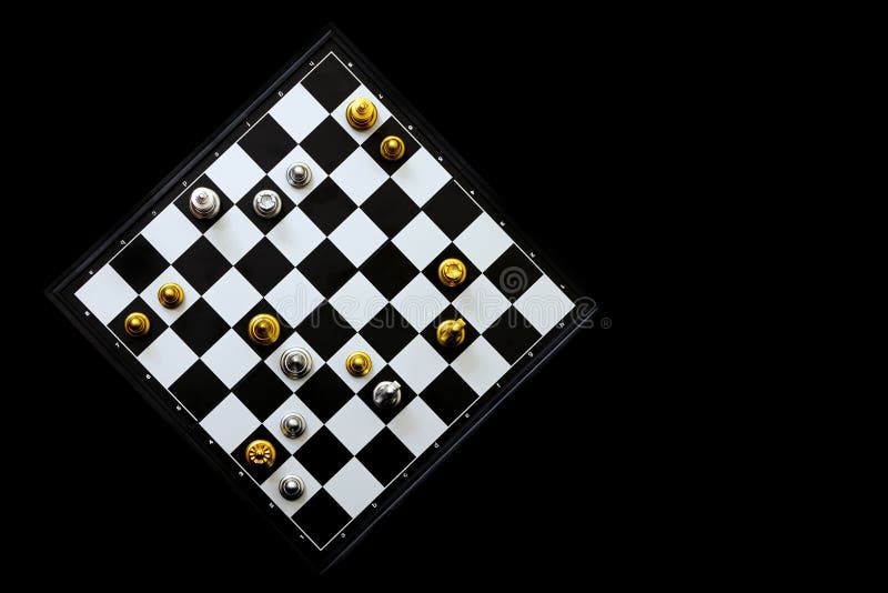 Foto de Checkmate Mão Faz Final Ganhando Movimento No Jogo De