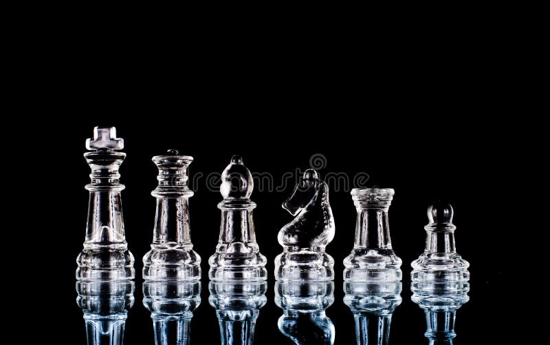 Jogo de xadrez e xadrez com placa de vidro 