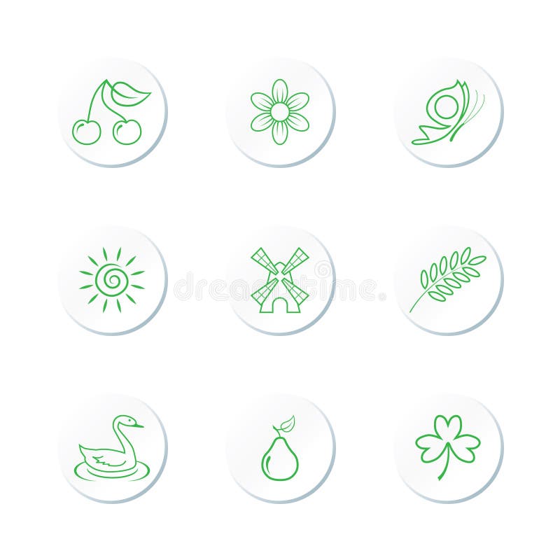 Conjunto Dos Ícones Dos Quatro Elementos Da Natureza. 4 Elementos Água, Fogo,  Terra, Símbolos De Ar Vetor Ilustração Isolada Ilustraciones svg,  vectoriales, clip art vectorizado libre de derechos. Image 84813514