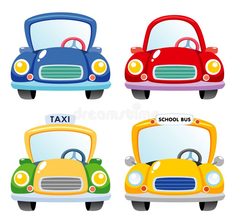 Carro dos desenhos animados - veículo fora de estrada Ilustração por  ©illustrator_hft #53608257
