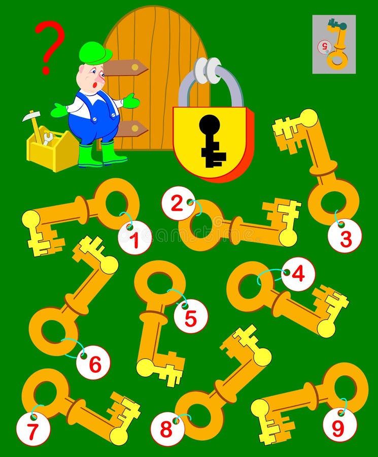 Jogo Do Enigma Da Lógica Para Jovens Crianças Encontre Todos Os Números De  1 Até 30 E Pinte-os Ilustração do Vetor - Ilustração de tudo, atividade:  114503317