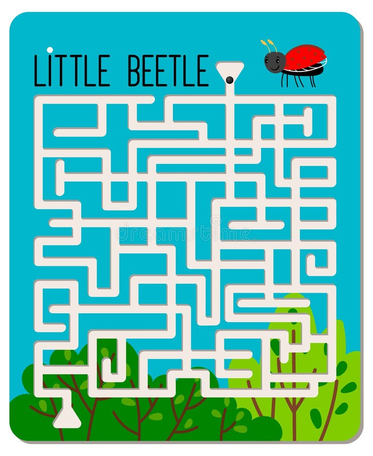 Jogos online para crianças: O besouro no labirinto