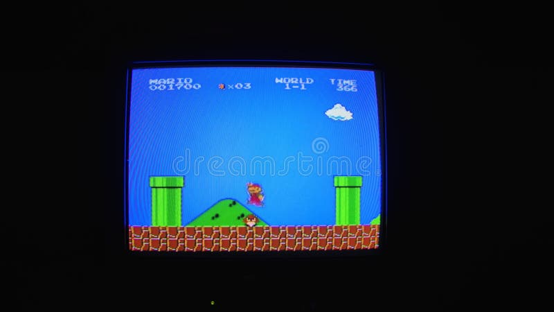 Tela do jogo Mario Bros Stock Photo - Alamy