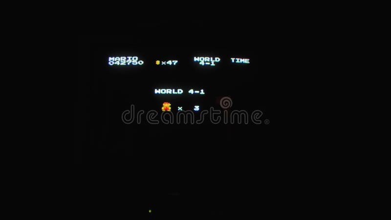 Tela do jogo Mario Bros Stock Photo - Alamy