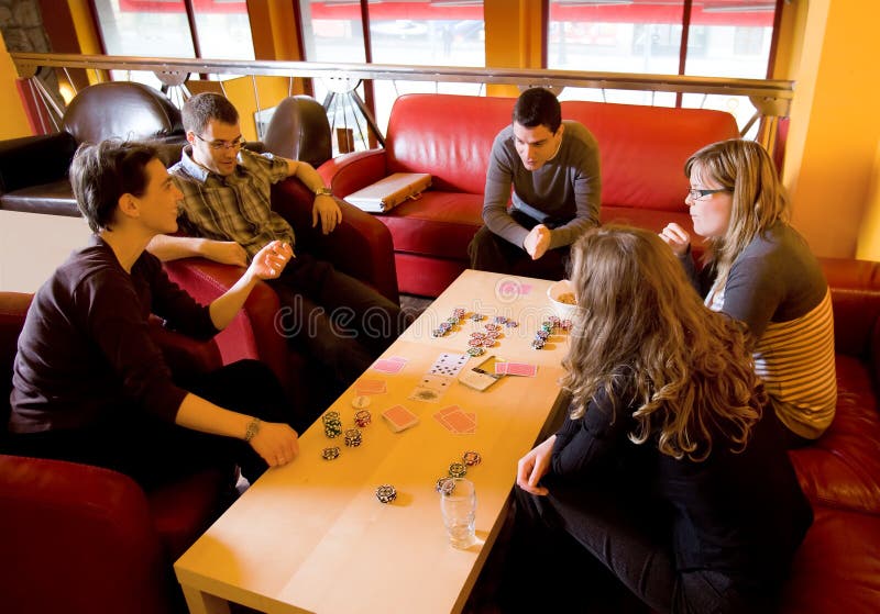 Jogo do póquer imagem de stock Jogo do póquer imagem de stock