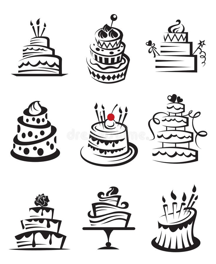 Jogo dos bolos ilustração do vetor. Ilustração de projeto - 19730161