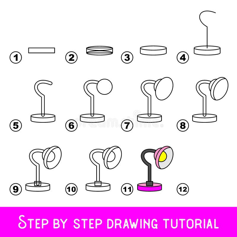 Jogo Infantil Para Desenvolver Habilidade De Desenho Com Nível De Jogo Fácil  Para Crianças Pré-escolares Desenhando Tutorial Para Ilustração Stock -  Ilustração de enigma, isolado: 233490421