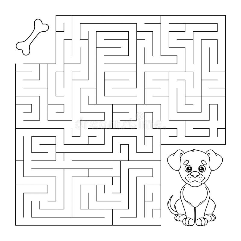 labirinto gatinho fofo. jogo para crianças. quebra-cabeça para crianças.  estilo de desenho animado. enigma do labirinto. ilustração do vetor de cor.  2931143 Vetor no Vecteezy