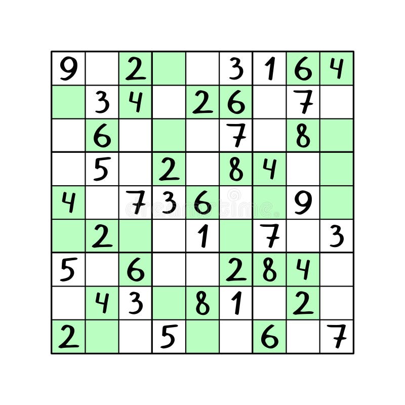 Até Um Estranho Jogo Sudoku Para Ilustração Vetorial De Iniciantes  Ilustração do Vetor - Ilustração de jogo, enigma: 258062537