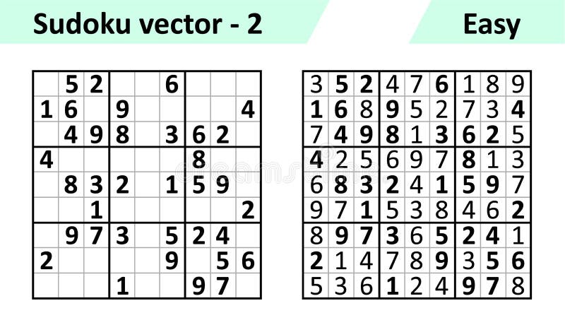 Jogo Sudoku Com Respostas. Complexidade Difícil. Vetor Simples Ilustração  do Vetor - Ilustração de japonês, resolver: 250540890