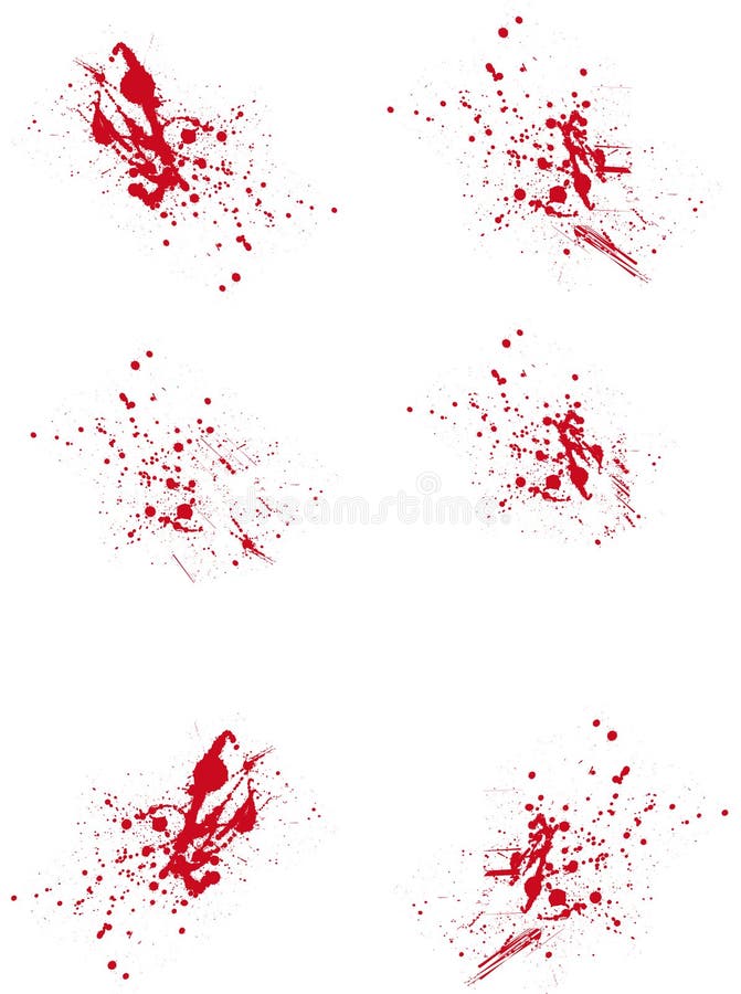 Jogo vermelho do respingo da pintura ilustração royalty free Jogo vermelho do respingo da pintura ilustração royalty free