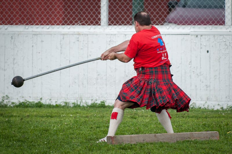 Jogos Escoceses Das Montanhas Imagem Editorial - Imagem de martelo,  tradicional: 85155170