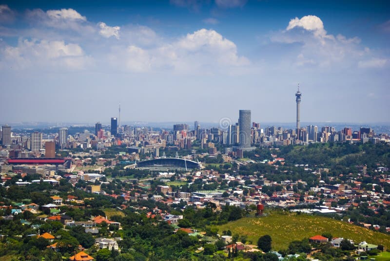 Johannesburg van de binnenstad stock afbeeldingen Johannesburg van de binnenstad stock afbeeldingen