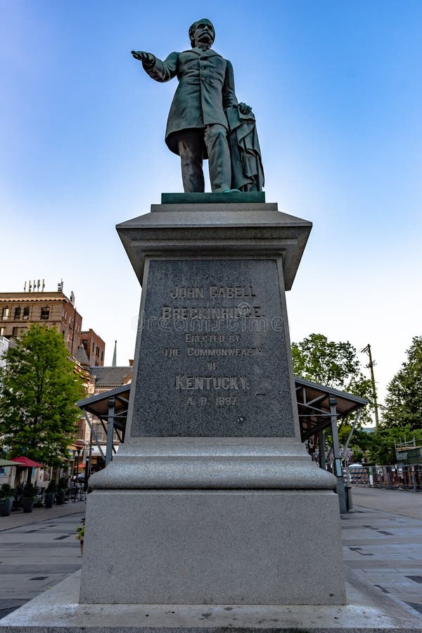 John C. Breckinridge Statue in Lexington Editorial Photography - Image ...