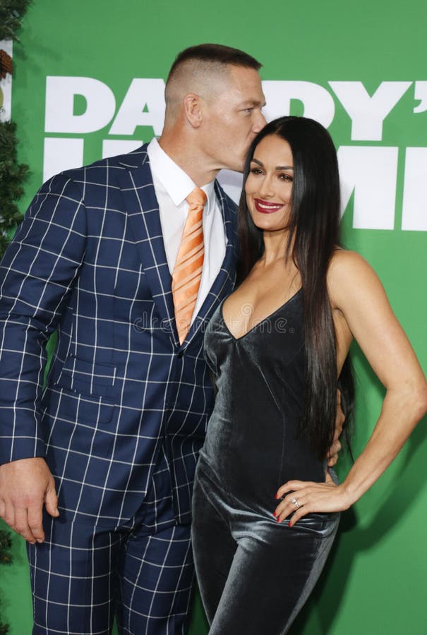 John Cena y Nikki Bella foto de archivo editorial. Imagen de amperio -  166720558