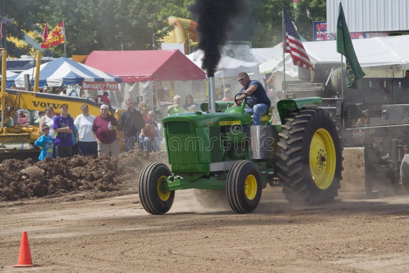 John Deere 6030 Tractor Pulling Editorial Photo Image 28837531