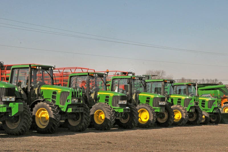 John Deere Tractors editorial image. Image of grow, ohio 23564130
