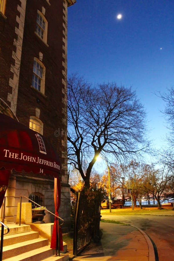 John Jefferies House Beacon Hill, Boston Fotografía editorial
