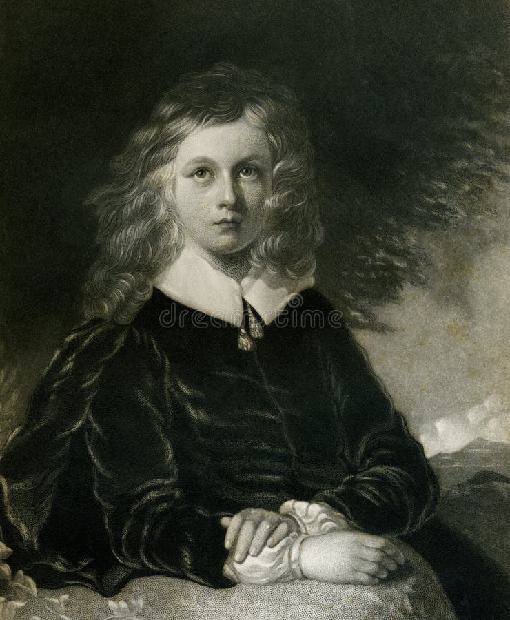 John Milton Age von Illustration zwölf lizenzfreies stockbild John Milton Age von Illustration zwölf lizenzfreies stockbild