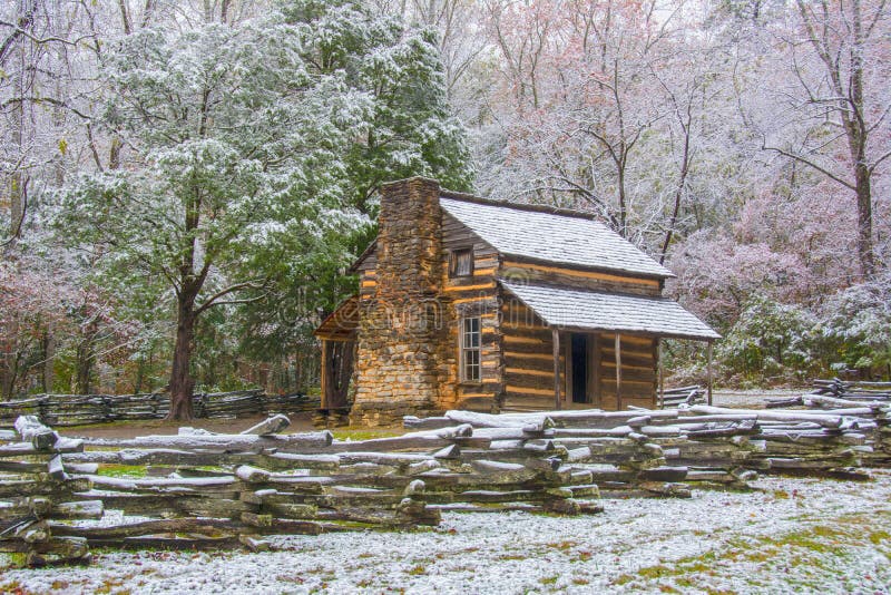 John Oliver S Cabin In Cades Cove Of Great Smoky Mountains Tennessee
