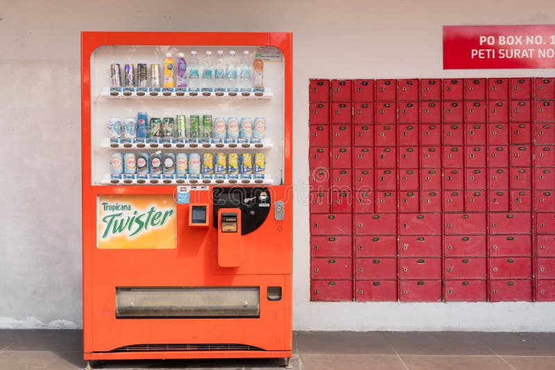 Beverage Vending Machine in Johor Bahru, Malaysia Editorial Stock Image