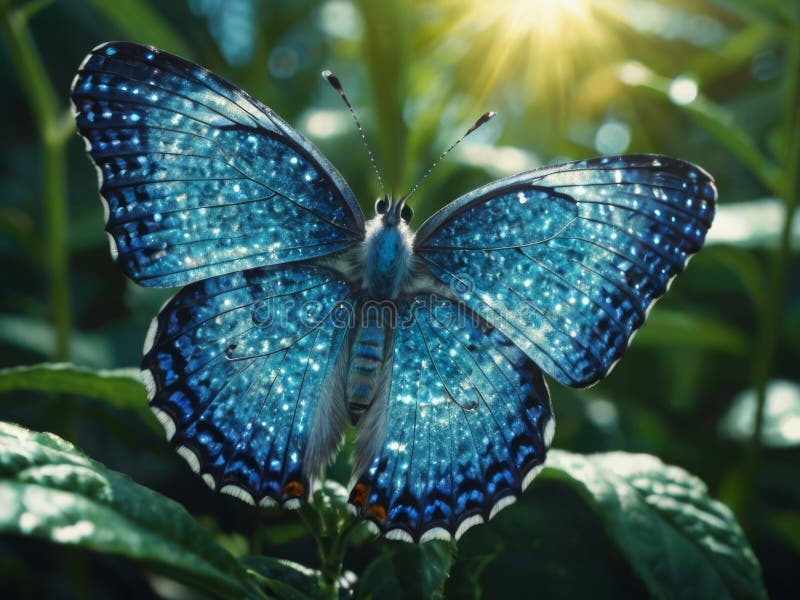 Joia azul deslumbrante ilustração stock