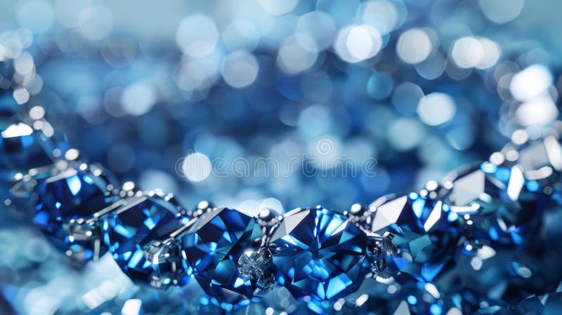 Joias Sapphire : Gemstones Azuis Azuis Luxúria Jewelry Glamorous Fundo Gemstone ilustração royalty free
