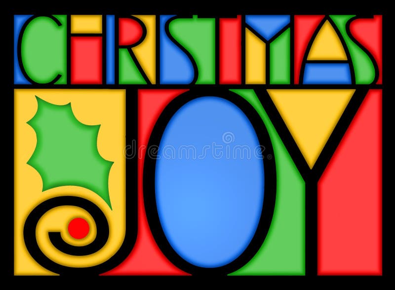 Joie de Noël illustration libre de droits Joie de Noël illustration libre de droits