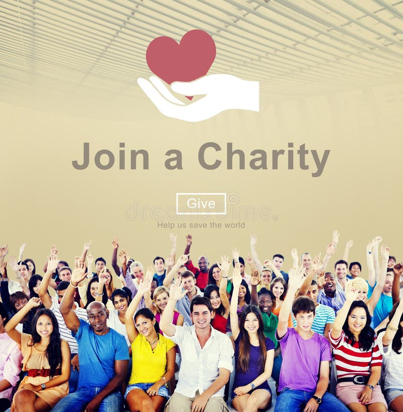 Join a Charity Help Invitation Care Love Concept stock images Join a Charity Help Invitation Care Love Concept stock images