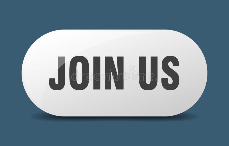 Join Us Button. Join Us Sign. Key. Push Button Stock Vector