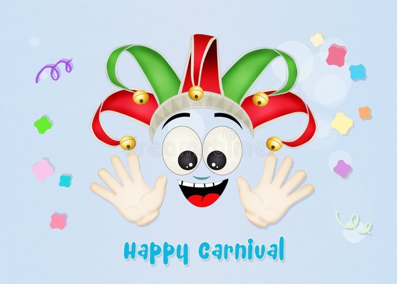 Joker Carnaval stock Illustration of kind - 86575500