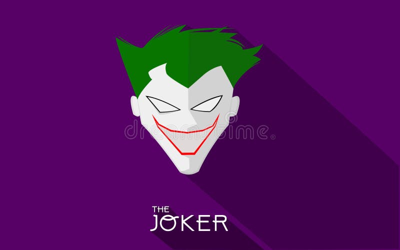 The Joker stock illustration. Illustration of blue, smile - 109000667