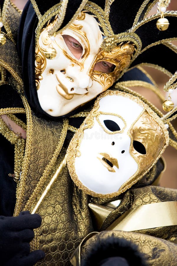 A joker at the Venice Carnival