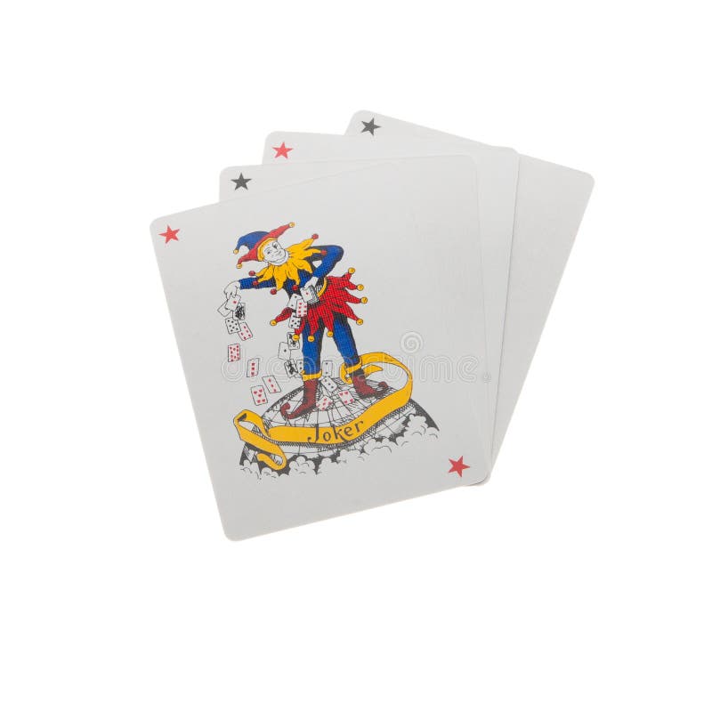 Jokerów karta do gry obraz stock