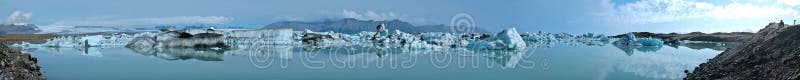 Jokulsarlon Lake Panorama