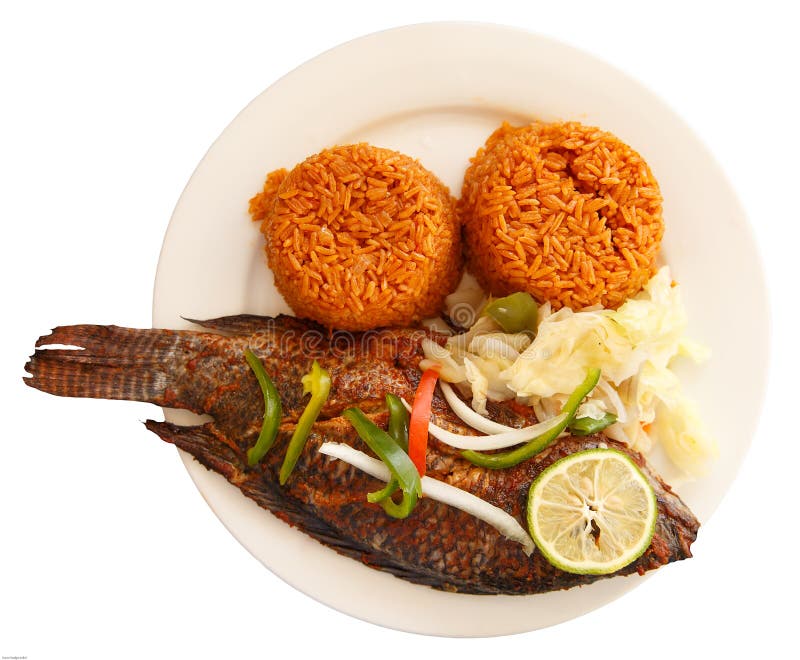 Jollof Rice, Popular Food of Ghana Stock Photo - Image of culture
