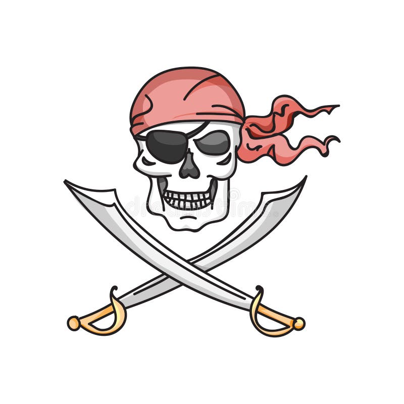 Jolly roger icon vector stock vector. Illustration of icon - 67078257