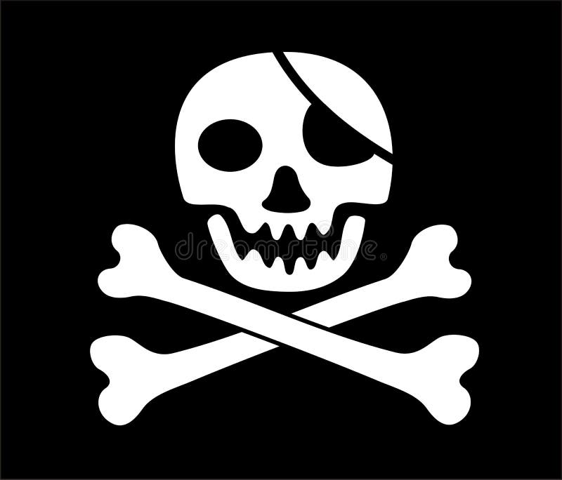 Skull And Crossbones Small (Pixel Art / Jolly Roger / White) Baby One-Piece  by MrFaulbaum