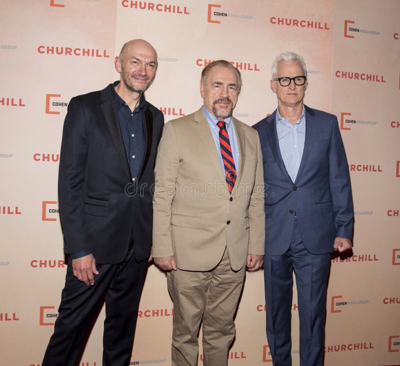 Jonathan Teplitzky, Brian Cox och John Slattery royaltyfri foto Jonathan Teplitzky, Brian Cox och John Slattery royaltyfri foto